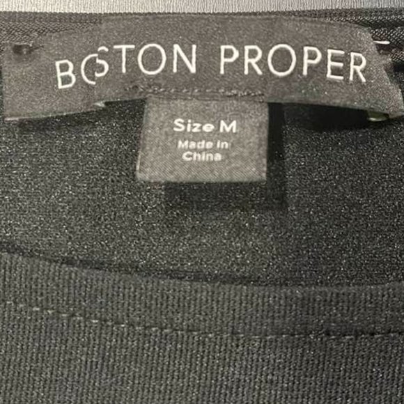 Boston Proper Travel Collection Color Block Flare Sleeves Career Midi Dr… - Picture 13 of 15